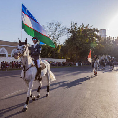 Конные парады в честь Дня защитников Родины